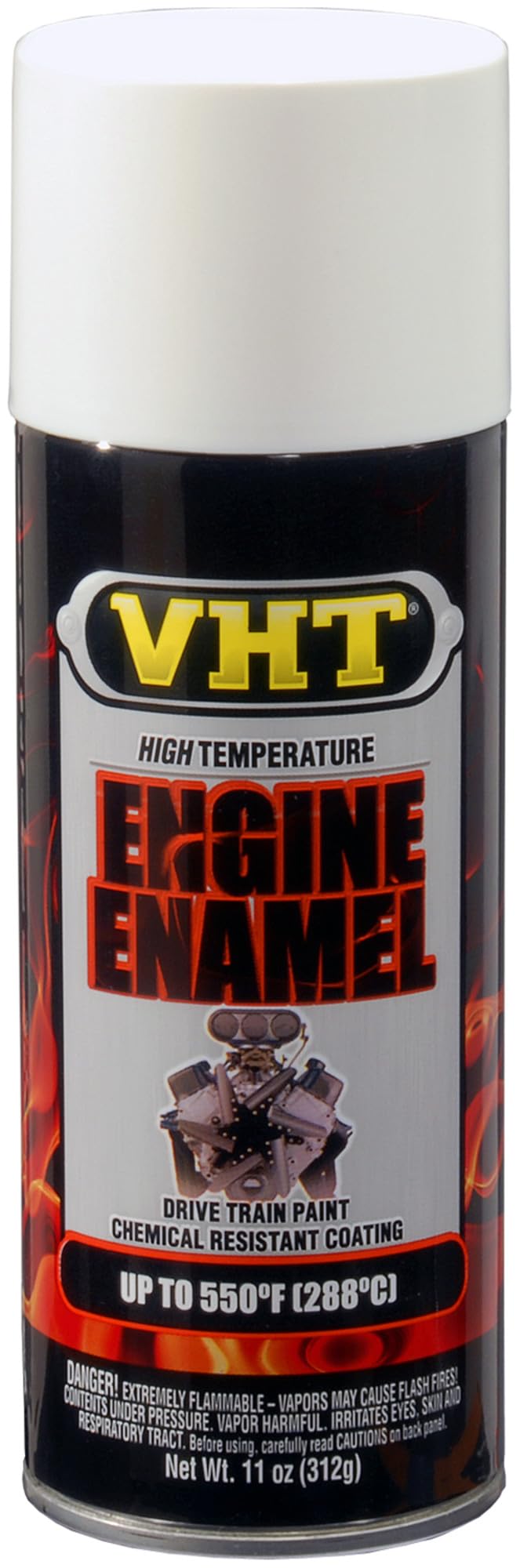 VHT Engine Enamel, Gloss, White, 11 oz