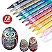 Produktbild TB® Acrylic Paint Marker Pens, for Painting Stones, Pebbles, Rocks, Wood, Glass, Pottery, Ceramic, Mugs, Fabric Metal, Medium tip, Non Toxic, Set of 12 Colour