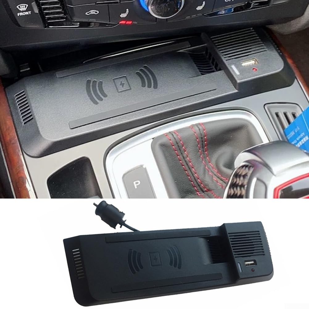 Base Wireless 15W per A5 per s5 per sq5 R5 Base Wireless 15W | Ricarica rapida 15W, ventola integrata, , compatibile per a4 Q5, viaggio sicuro