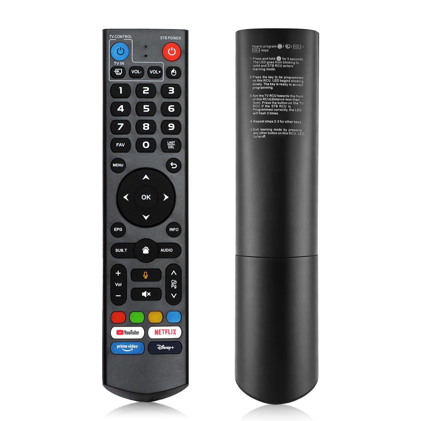 Photo 1 of Replacement V3 Pro Voice Remote Control Compatible with vSeeBox V5 Pro / V3 Plus/V3 / V2 / V1 Pro/V1 Max/Elite/Max(Without Backlight Function)