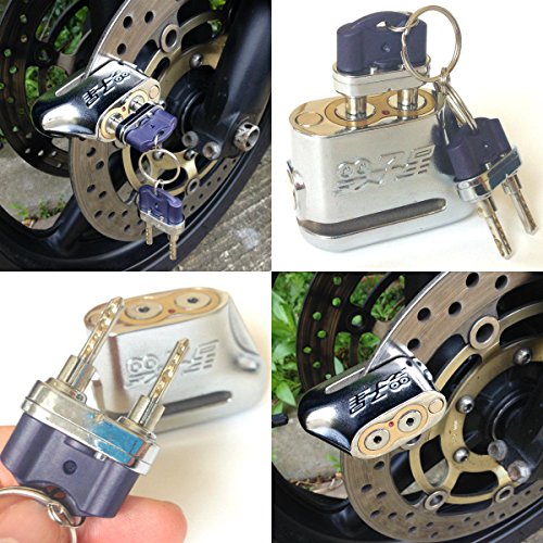 Trava De Disco De Freio Em Aço Para Moto Cadeado Anti-micha