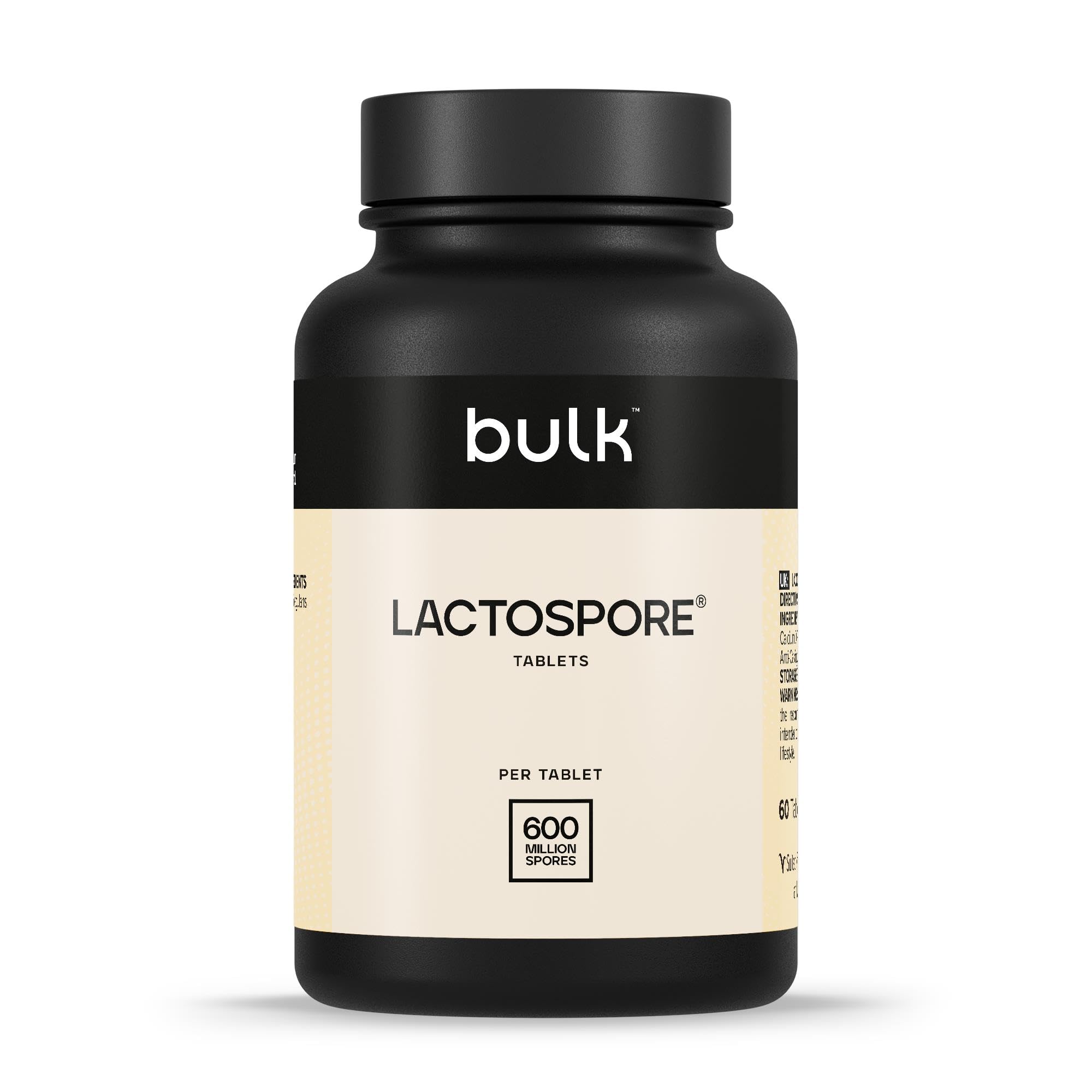 Bulk LactoSpore Tablets, Probiotic, Bacillus Coagulans, 600 Million Spores, Pack of 60, 60 Servings, Packaging May Vary