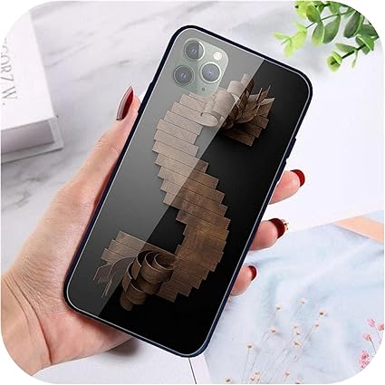 Amazon Iphone X Xr Xs 11 12 Pro Max 8 7 5 5s Se 6s 6plus シェル強化ガラス携帯電話ケース煙文字s壁紙 Imge 10 For Iphone 5 5s Se ケース カバー 通販