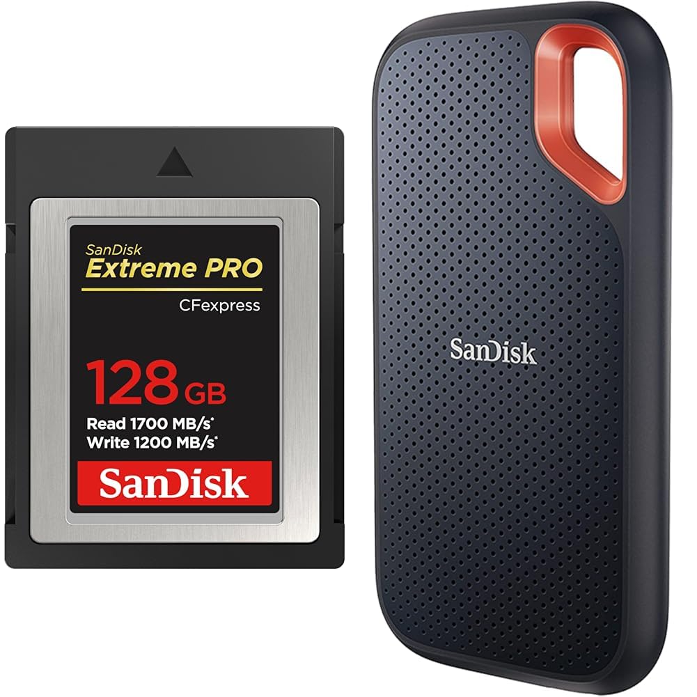 SanDisk Extreme Pro Cfexpress Type B Card,1700 MB/s R & 1200 MB/s