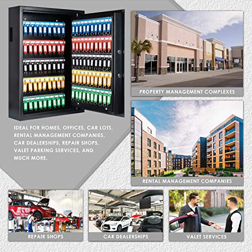 Barska Digital Keypad Key Cabinet Safe, Black (Ax13370) #TOP6