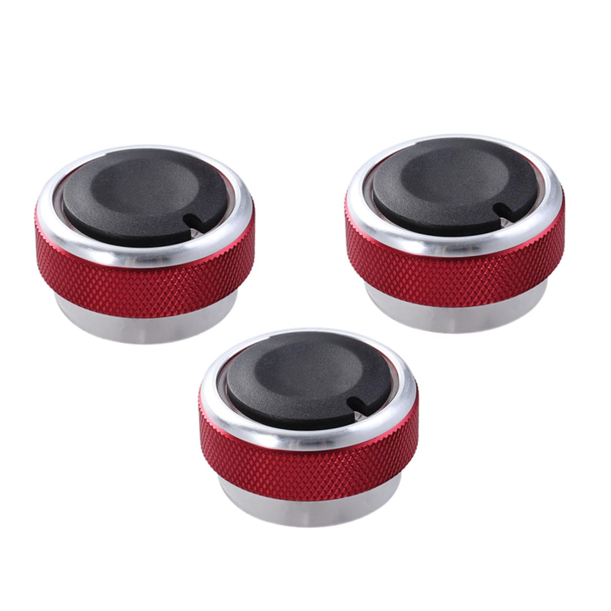 Replacement Air Conditioning Knobs 3pcs for Focus 2 3 2005-2014 Mondeo Alloy Knobs