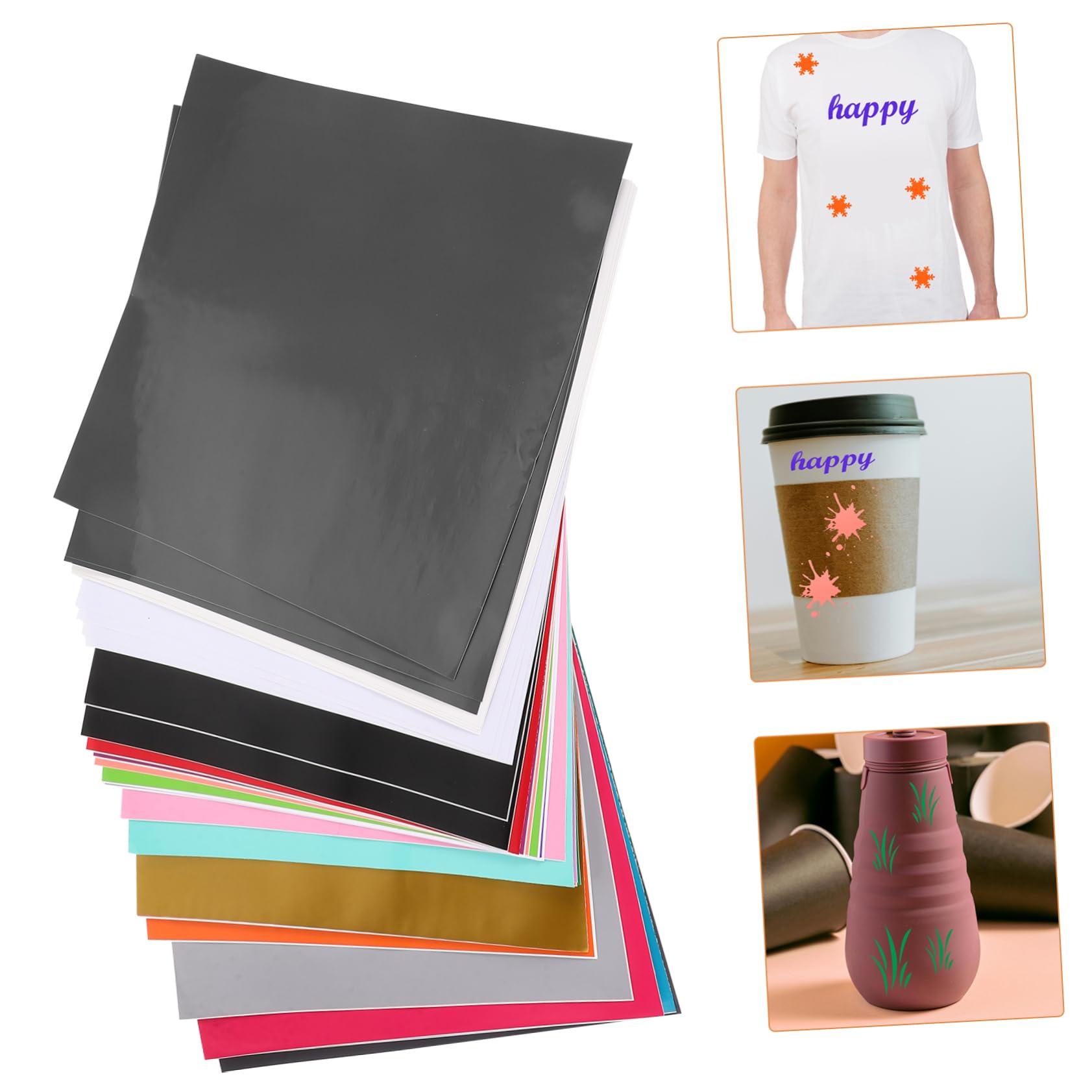 VILLCASE 36 Blatt Sublimationspapier für T Shirt Druck Hochgradig Übertragbar Reißfest für Diy Projekte für Textilien Wie Sweatshirts und Hoodies Schnelle Trocknung Sicher Anwendung