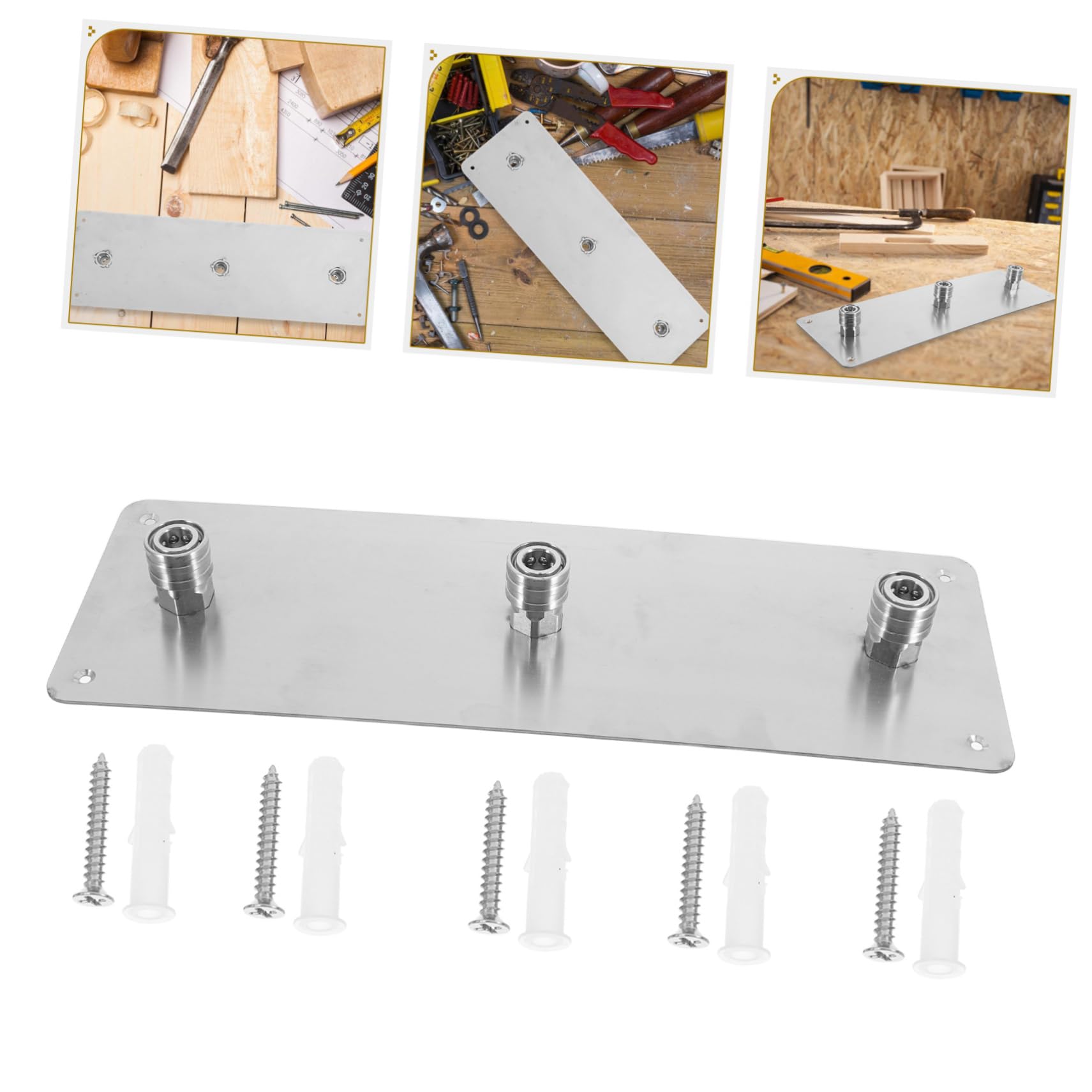 ifundom Soporte De Pared para Pistola De Espuma Organizador De Boquillas Conector Rápido para Almacenamiento Garaje o Taller Accesorios para Hidrolavadoras