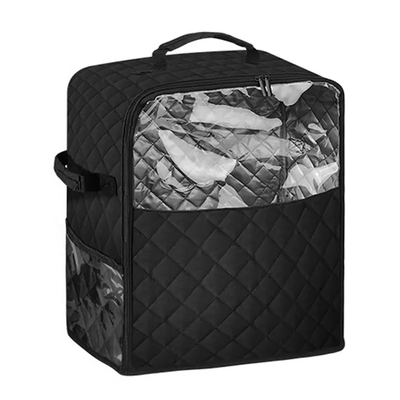 HGENAHGTF Stand Mixer Cover Featuring Slider Mat and Organizers Pockets Suitable for 4.5QT / 5QT / 6QT / 7QT / 8QT Various Models Mixer Dustproof Storage Bag