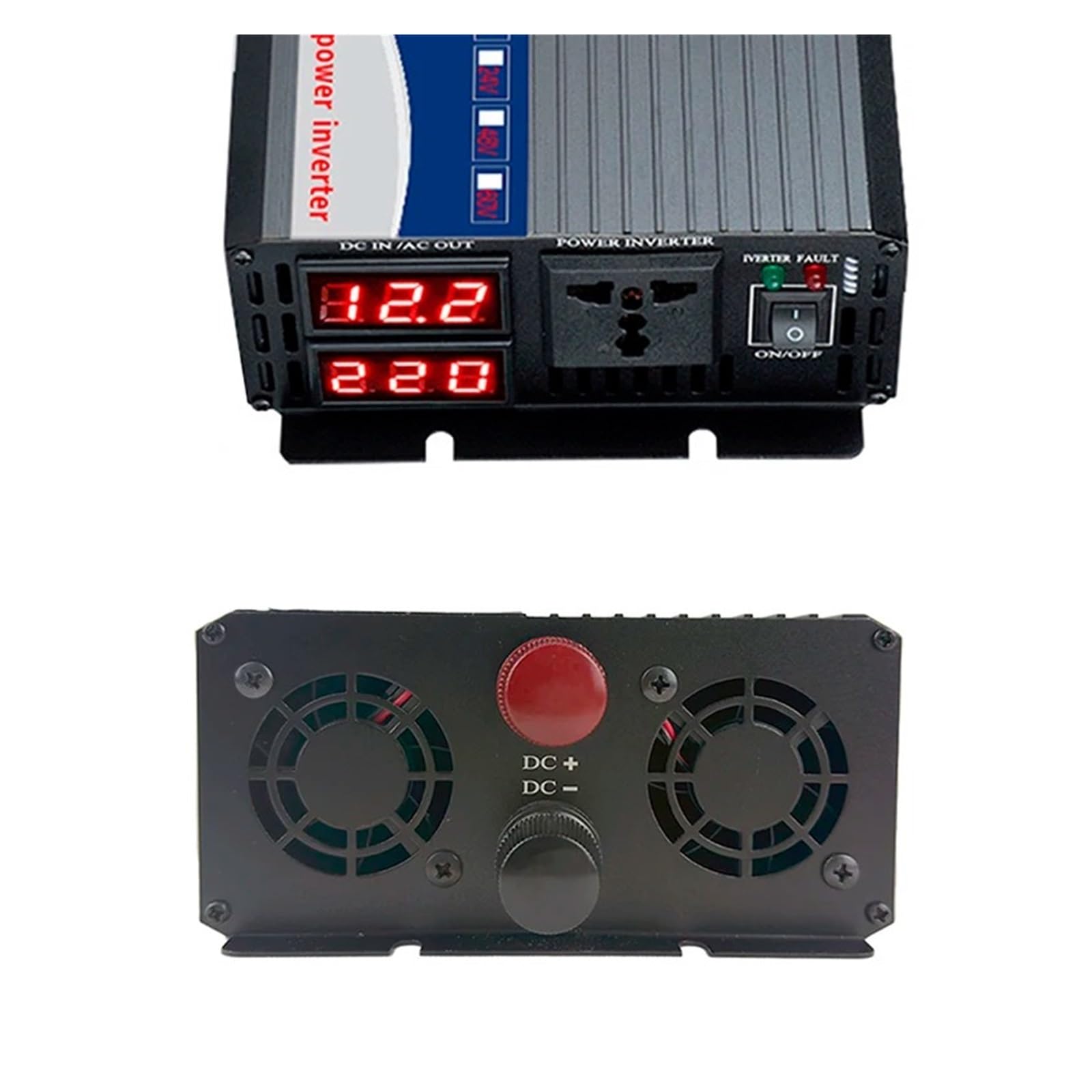 Invertitore Potenza Inverter A Onda Sinusoidale Pura Da 3000W 4000W 5000W Da CC 12V 24V 48V 60V 72V A CA 110V 220V Auto Con Convertitore Tensione E Alimentazione Solare(5000W,60V,240V(60HZ))