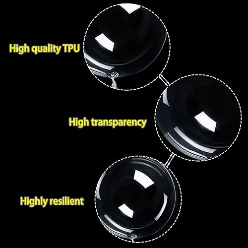 Miniatura 6 de Globos Bobo de 20 pulgadas, globos de burbujas, 39 globos transparentes para rellenar con 2 calcomanías, globos de relleno transparentes para