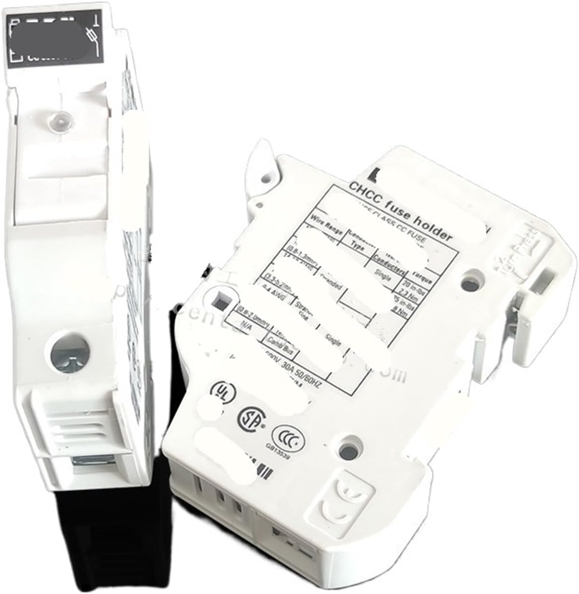 Fuse Holder CHCC1DU CHCC1DIU 600V 10 * 38mm Fuse Base (Color : CHCC1DU)