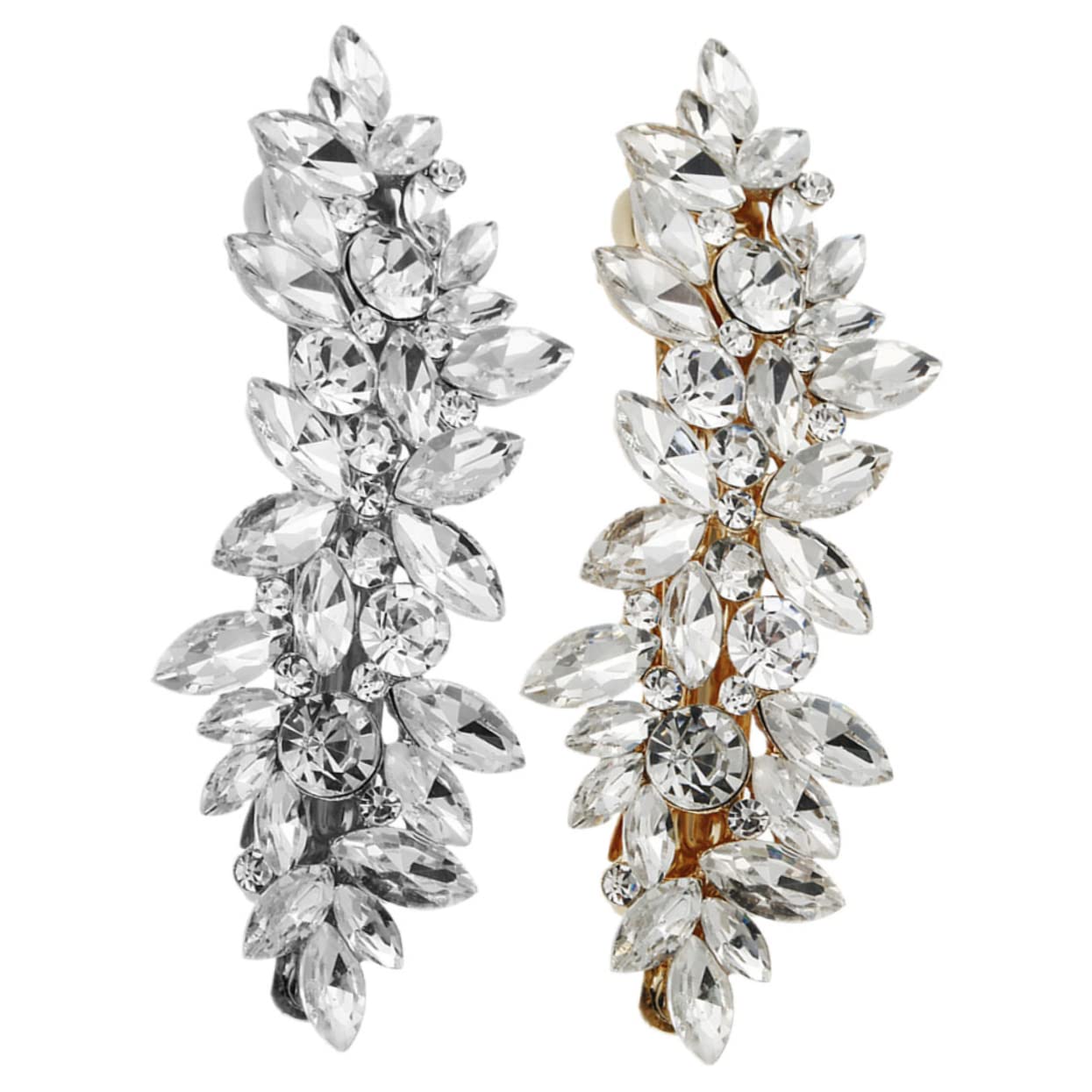 FRCOLOR 6stücke Wasserstein Haarnadeln Für Damen Luxuriöse Haarklammern Mit Rhinestone-design Elegante Friseur-haaraccessoires Für Verschiedene Frisuren