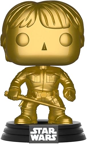 Pop! Star Wars Luke Skywalker - Figura de vinilo Pop dorada #93 exclusiva
