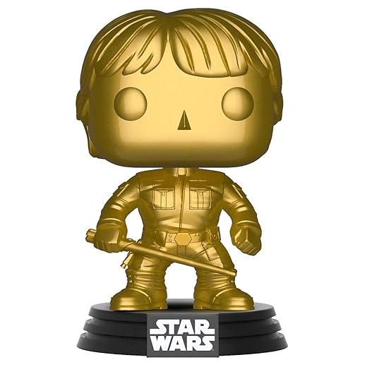 Pop! Star Wars Luke Skywalker Gold Pop Vinyl Figure #93 Exclusive