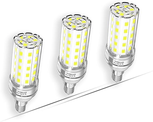 Miniatura 8 de HAONIULED Bombilla LED, 10 W (equivalente a 100 W), 5000 K (luz diurna), base media E26E27, 1100 lúmenes, no regulable, paquete de 3