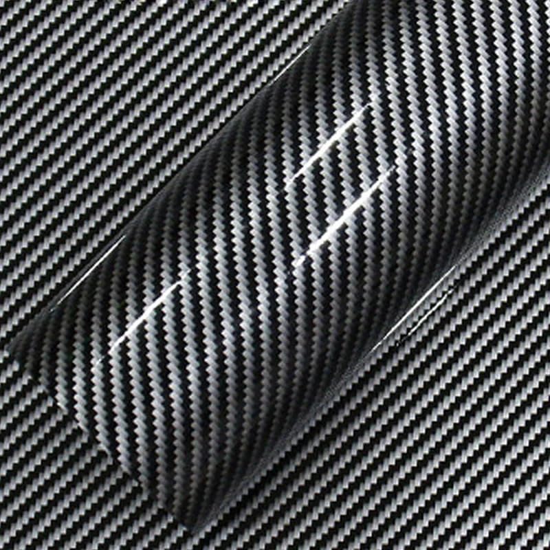 SIA VENDORS 5D Car Carbon Fiber Vinyl Wrap Roll, Self-Adhesive Film Sticker for Cars and Motorcycles, 3D carbon Fiber Interior/Exterior DIY Decoration (5D Black, 12 X 24 Inch) 1