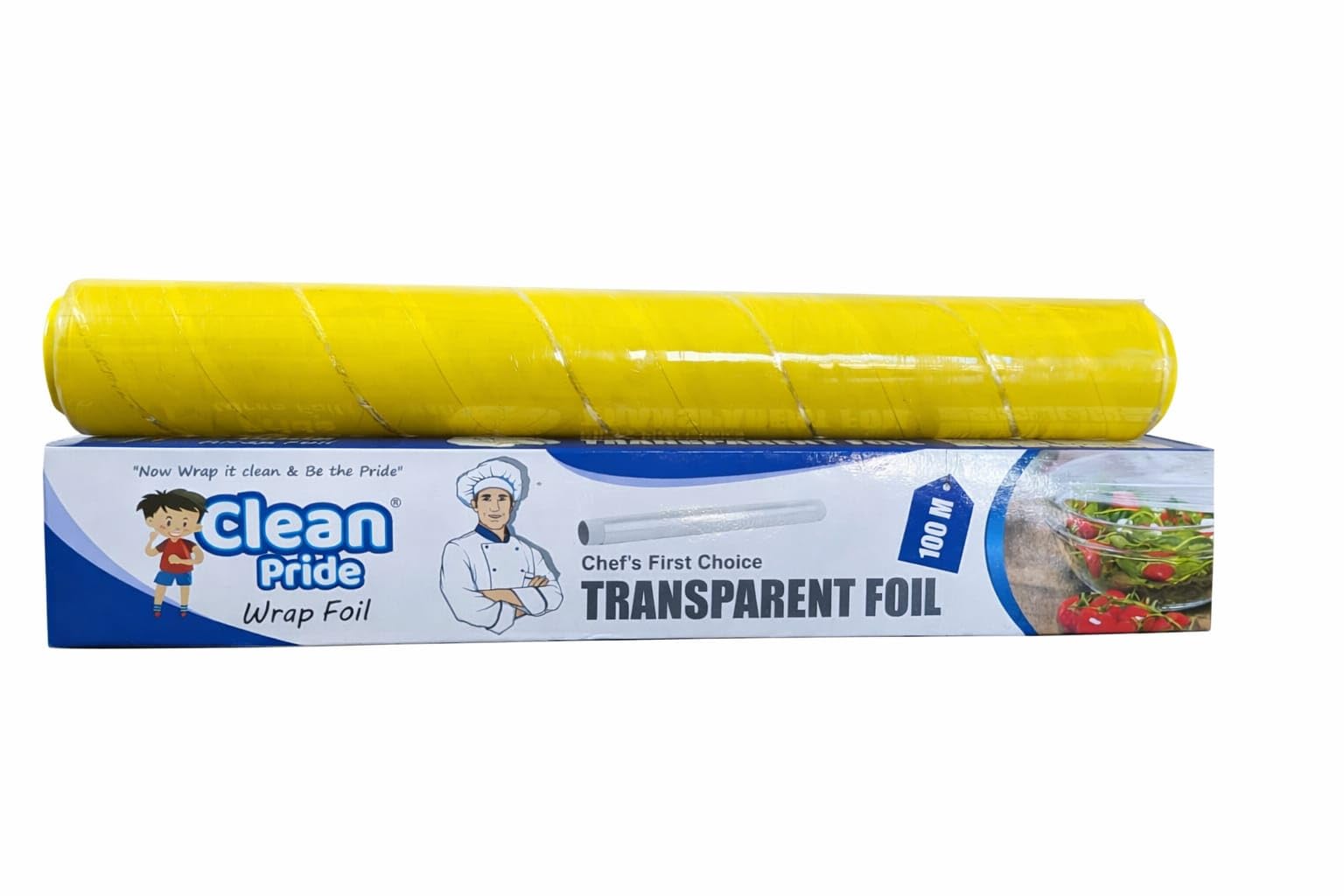 Cling Wrap Film Roll 100 Meter Food Grade (100 Meter) | Fruits & Vegetables, Strong Cling, Easy Tear, Leftovers Storage, Kitchen Freshness-image-10