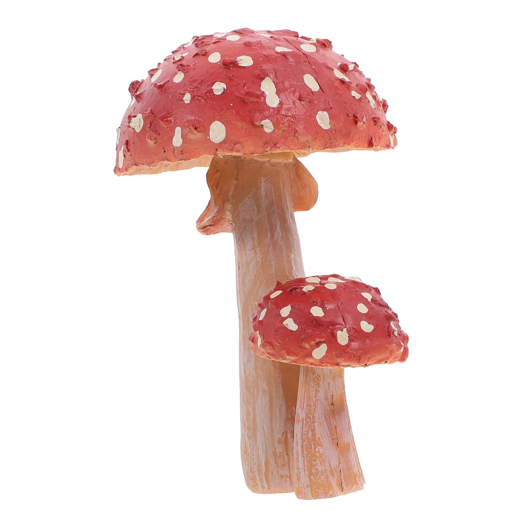 BESPORTBLE 5stücke Gartenpilz Figurine Niedliche Rote Pilzskulptur Für Garten Dekoration Bonsai Zubehör Festival Für Sammler Und Sicherem Und Haltbarem Resin