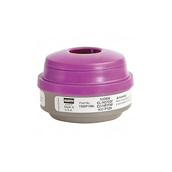 Honeywell Acid Gas P100 Respirator Cartridge 7582P100L