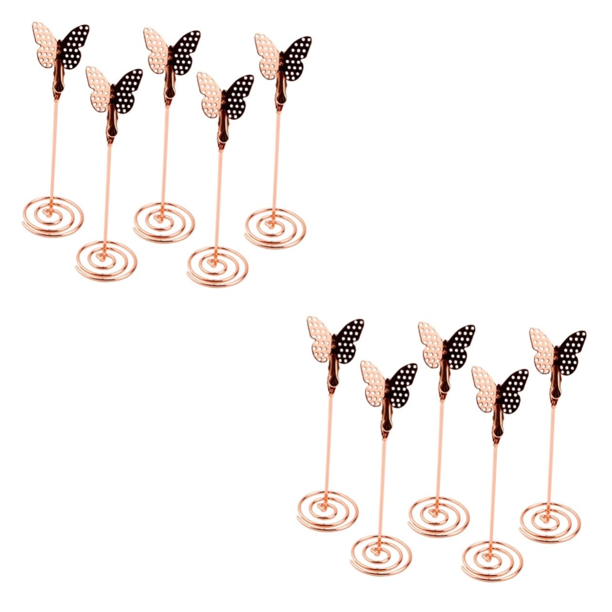 Cabilock Uds Soportes Para Números De Mesa Clips Para Notas Para Oficina Clips Para Menú Para Fiesta De Boda Clips De Fotos De Metal Soporte Para Nombre De Escritorio