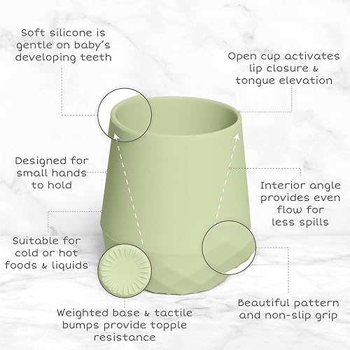 Miniatura 4 de Hkiytime Utensilios de silicona para bebés, suministros de destete LED para bebés, tazas de bebé sin BPA y cucharas de bebé de primera etapa,