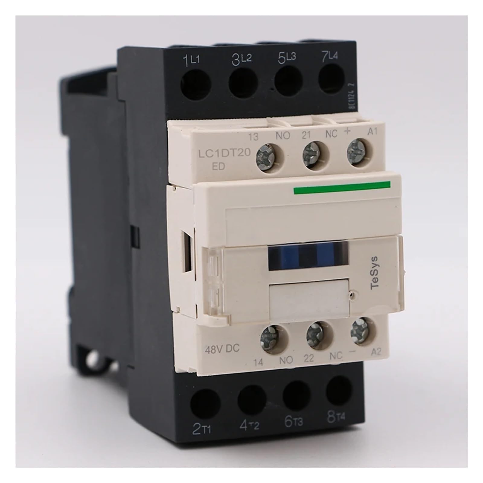 PEQYUACTE LC1DT20ED DC electromagnetic contactor 4P 4NO LC1-DT20ED 20A 48V DC Coil