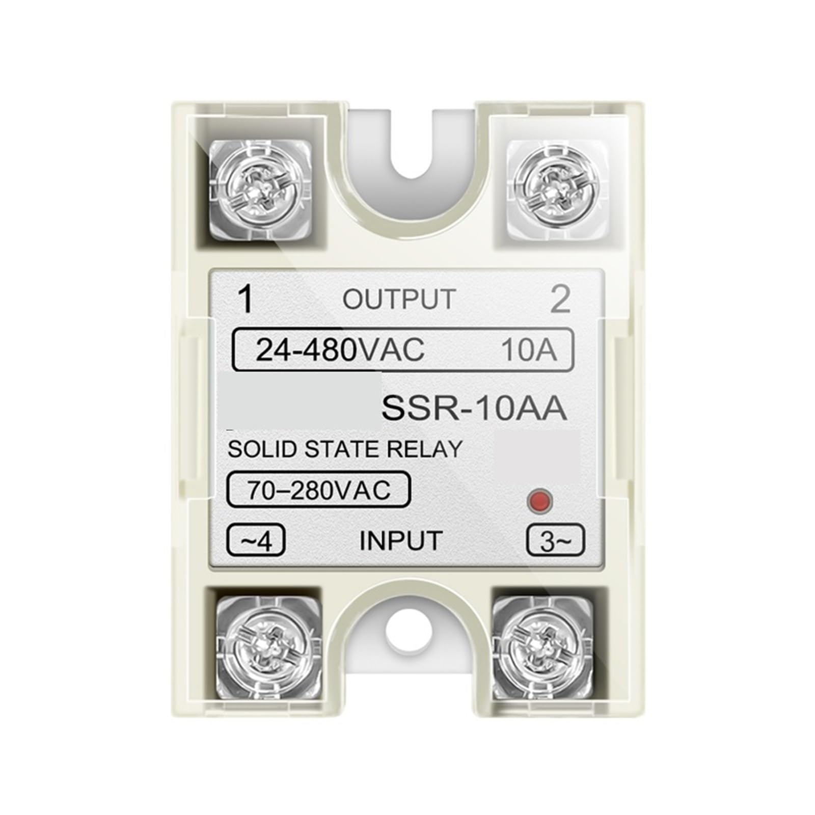 Relé de estado sólido CA 220 V SSR monofásico de 25 AA componente de control de CA 1 pieza 5
