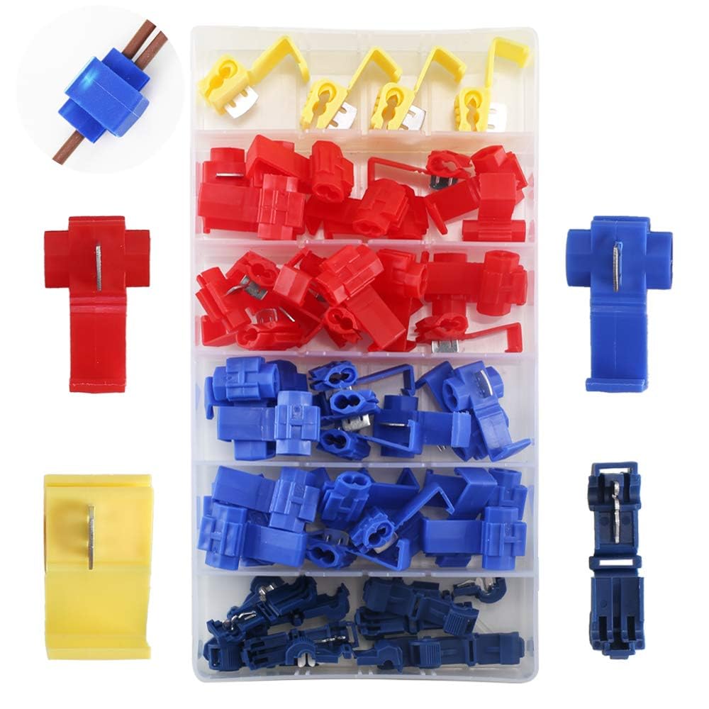 COEWUR 65pcs Scotch Lock Connectors Scotch Locks Quick Splice Connector