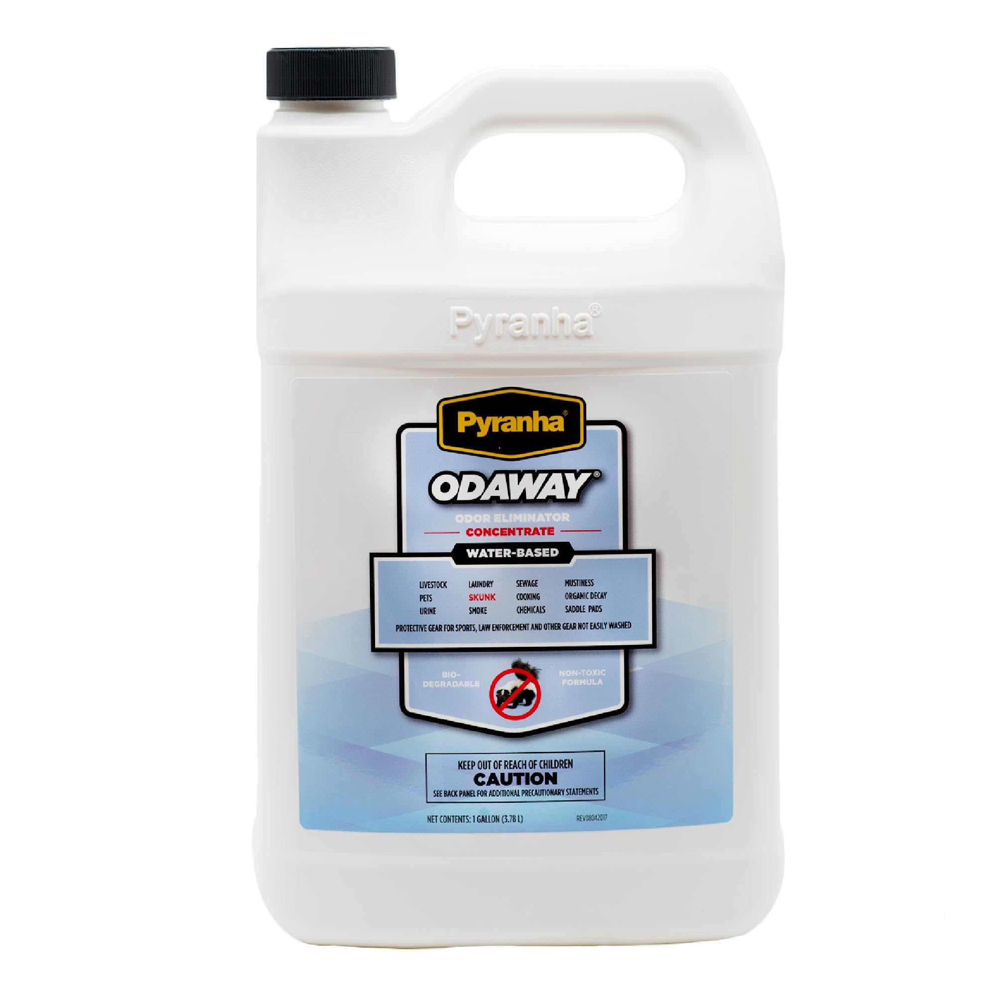 Pyranha Odaway Ready-to-Use Odor Eliminator Spray – Broad Spectrum Scent Neutralizer for Home, Kennel, Car, Bathroom &amp; Gear, Concentrate Gallon