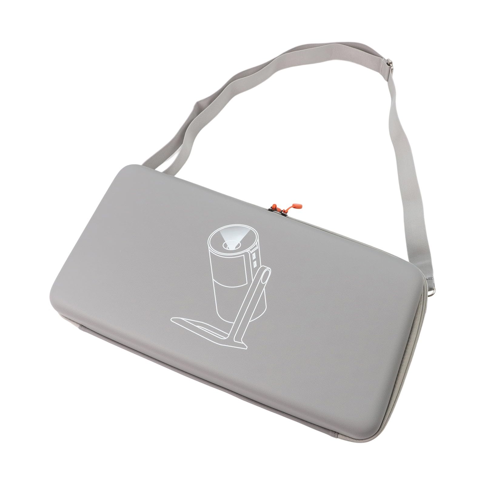 Funda rígida de viaje para XGIMI MoGo 4 (2025) PU + EVA funda protectora de transporte 442210 cm, color gris