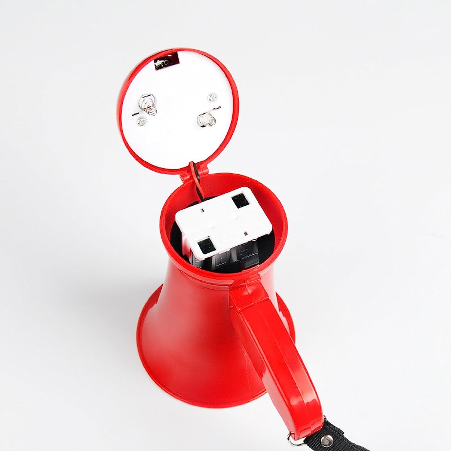 POCHY Moda Megáfono Megáfonos para Exteriores Grabadora de Voz de Sirena incorporada y Altavoz de megáfono de Volumen Ajustable Árbitro Megáfono de Mano Ligero Bonito