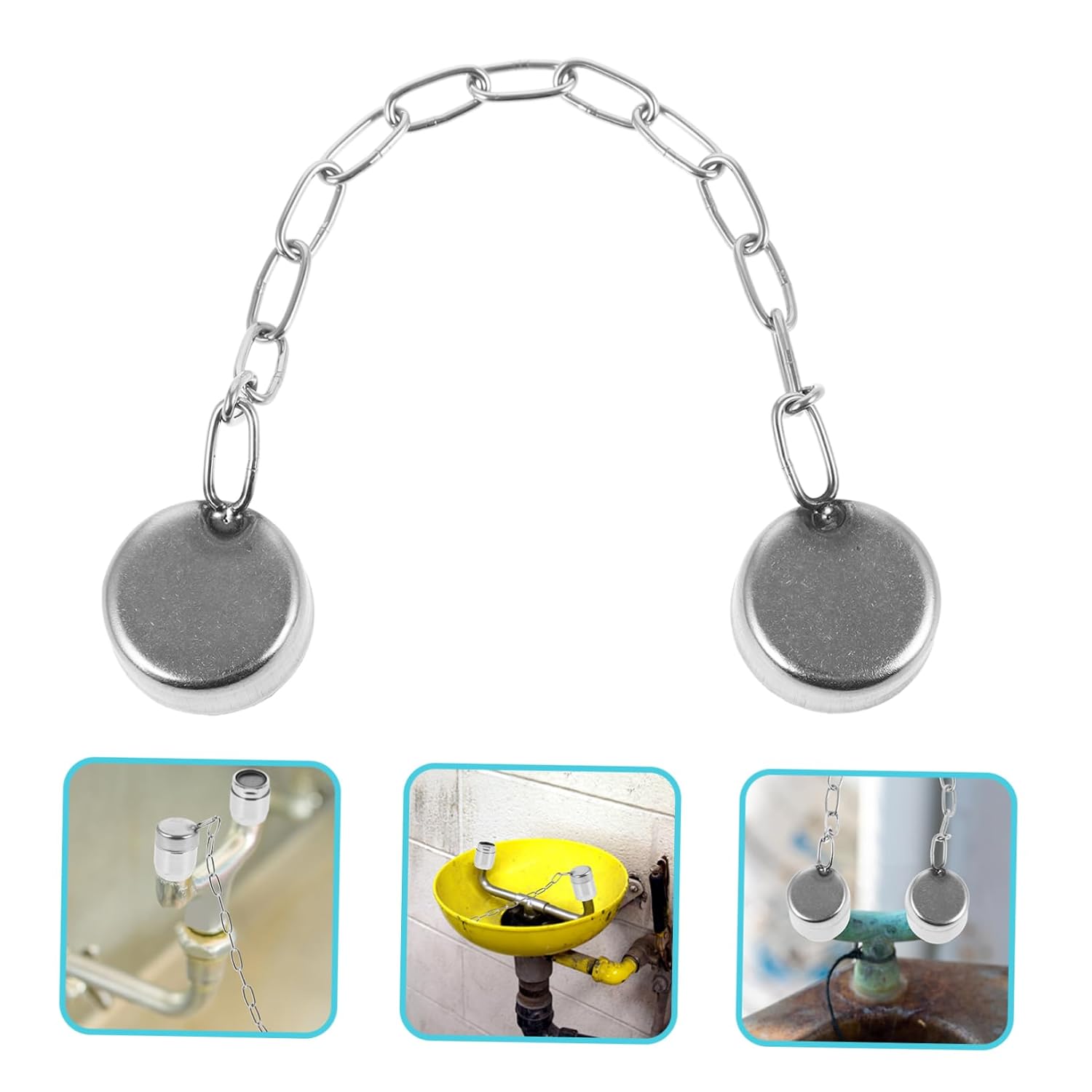 4pcs Station Cover Eye Washing Equipment Protector Compatible Promotes Cleanliness Safety Approved
