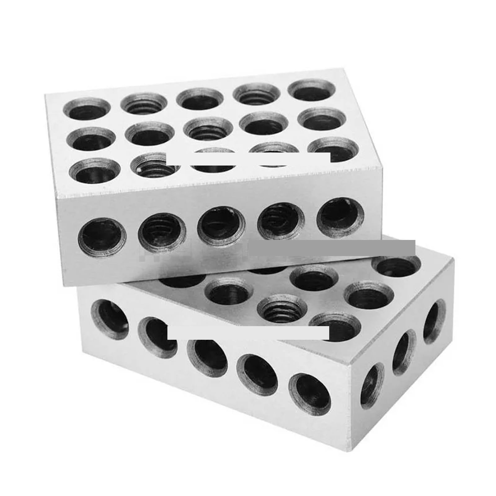 Płytka wzorcowa, Zestaw 23-otworowych precyzyjnych płytek równoległych do zaciskania calowego, metrycznych, 25-50-75 mm(1-2 -3 inch set)