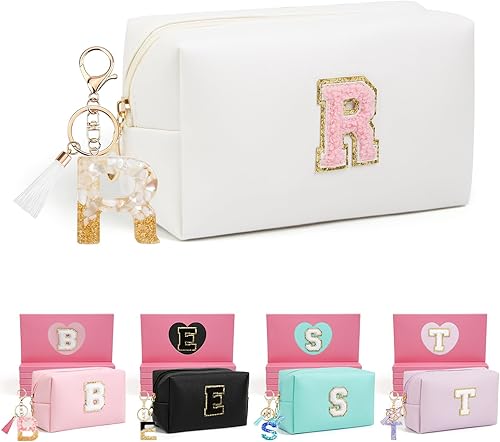 Miniatura 80 de Regalos de cumpleaños para mujeres y ella, bonita bolsa de maquillaje de viaje, bolsas de cosméticos de gran capacidad para mujeres, bolsa de Rosa