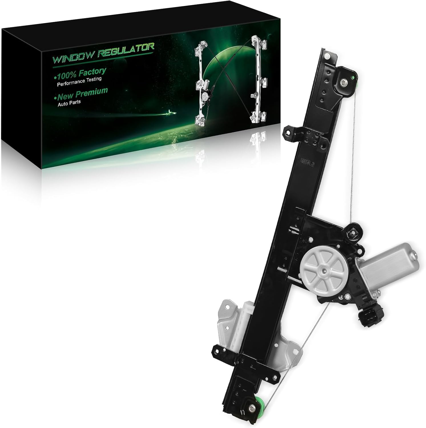 751-394 Front Left Driver Side Power Window Regulator with Motor for:-Nissan Sentra 2013 2014 2015 2016 2017 2018 2019, 4 Door Sedan with 6 Pins OE# 751394 80721-3SG0A 807219AM0A 80721-9AM0A