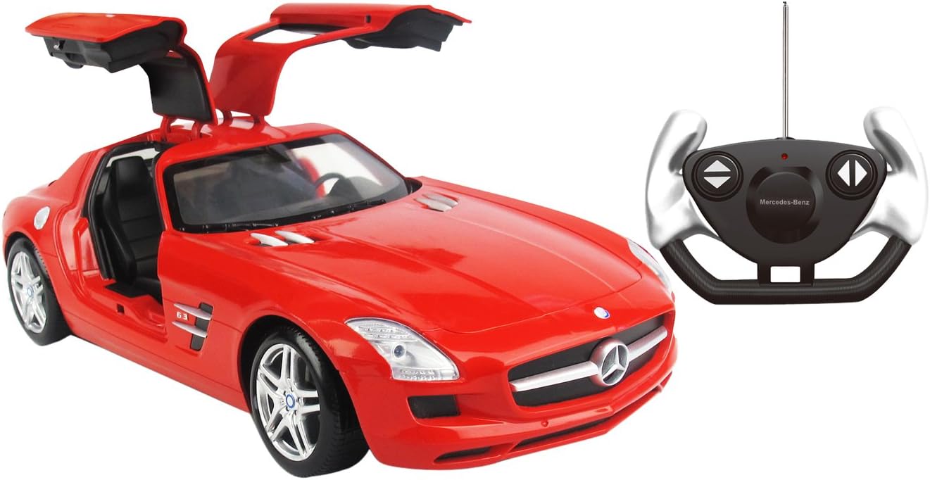 Mercedes-Benz SLS AMG R/C Car, 1:14 Scale, Red
