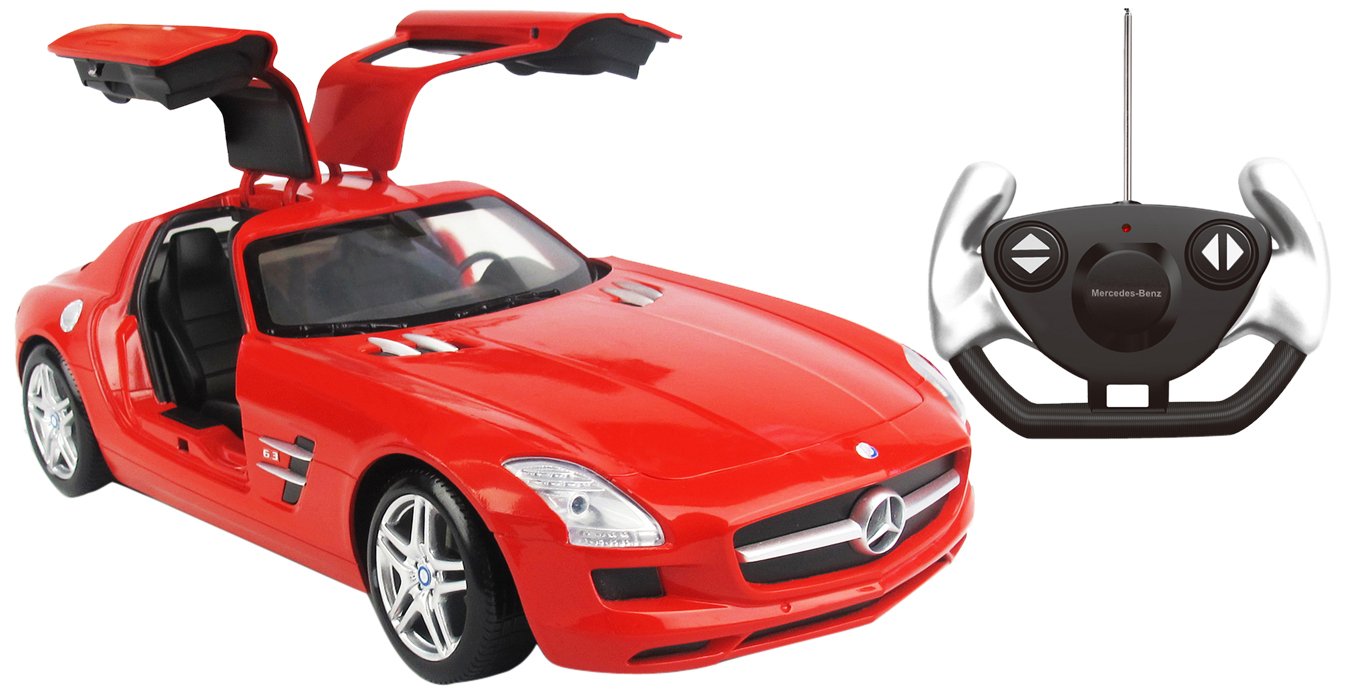 Mercedes-Benz SLS AMG R/C Car, 1:14 Scale, Red