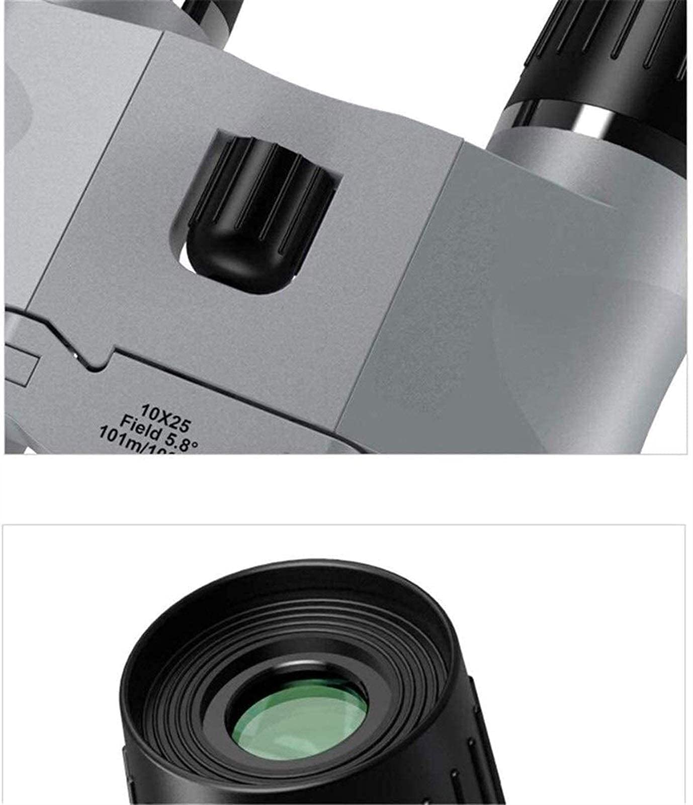Binocolo Compatto per Adulti Telescopio Impermeabile per binocolo HD ad Alta Potenza per Il Birdwatching Caccia da Viaggio per osservare Le Stelle