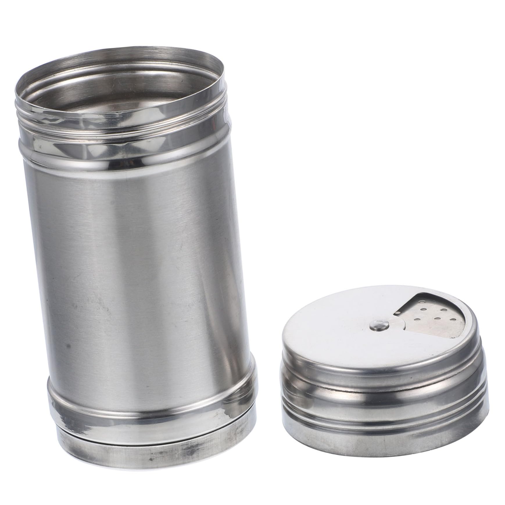 UTHCLO Seasoning Cans Shaker Lid Sugar Salt Pepper Spice Jars Kitchen Utensil and Easy to Clean Random Color