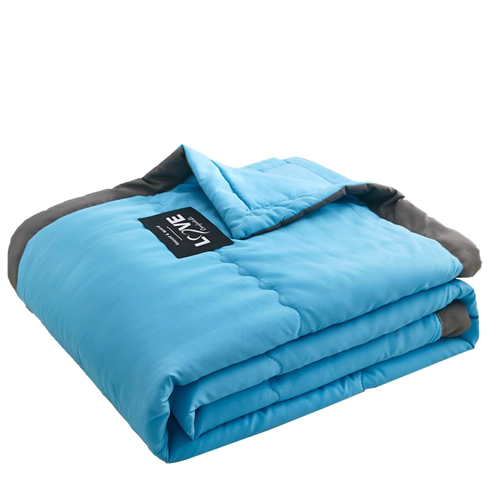 Ice Cooling Calming Blanket for Night Sweats Comforter Double Cold Effect Blankets for Summer Hot Sleepers and Night Sweat Cooler Fiber Ice Blanket for All Season My Orders