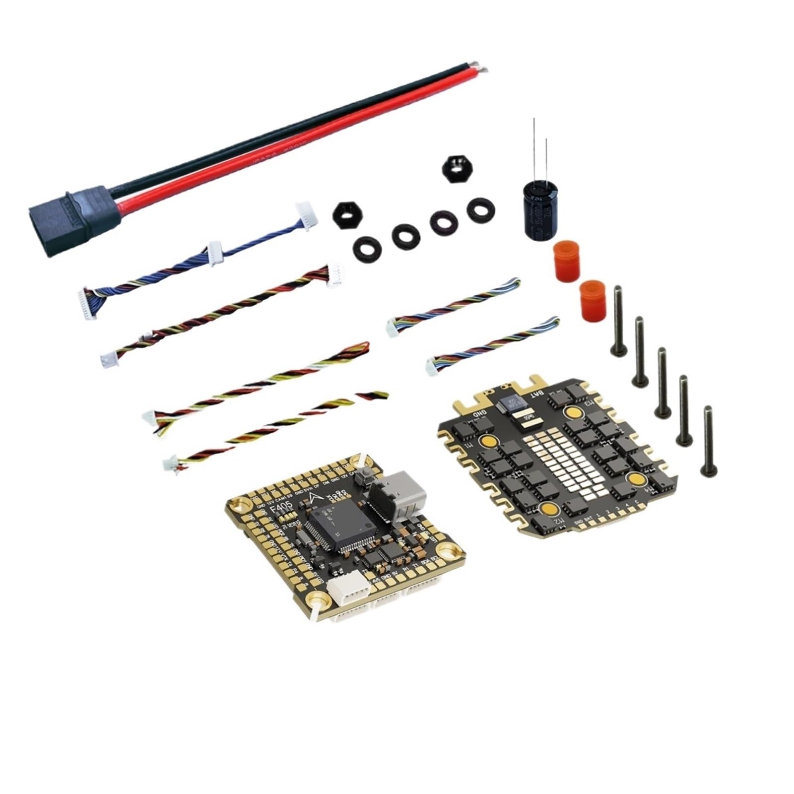 Compatibile con DAKEFPV F405 120A Stack Flight Controller BLHELI_S 4in1 ESC 30,5x30,5mm 3-12S for droni FPV(12S 120A ESC)