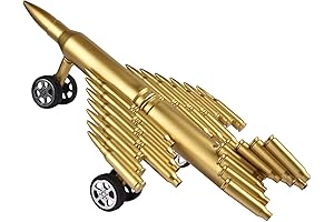Bullet Shell Casing Shaped Fighter Aircraft Model: A Unique Men's Gift and Exquisite Home Decor