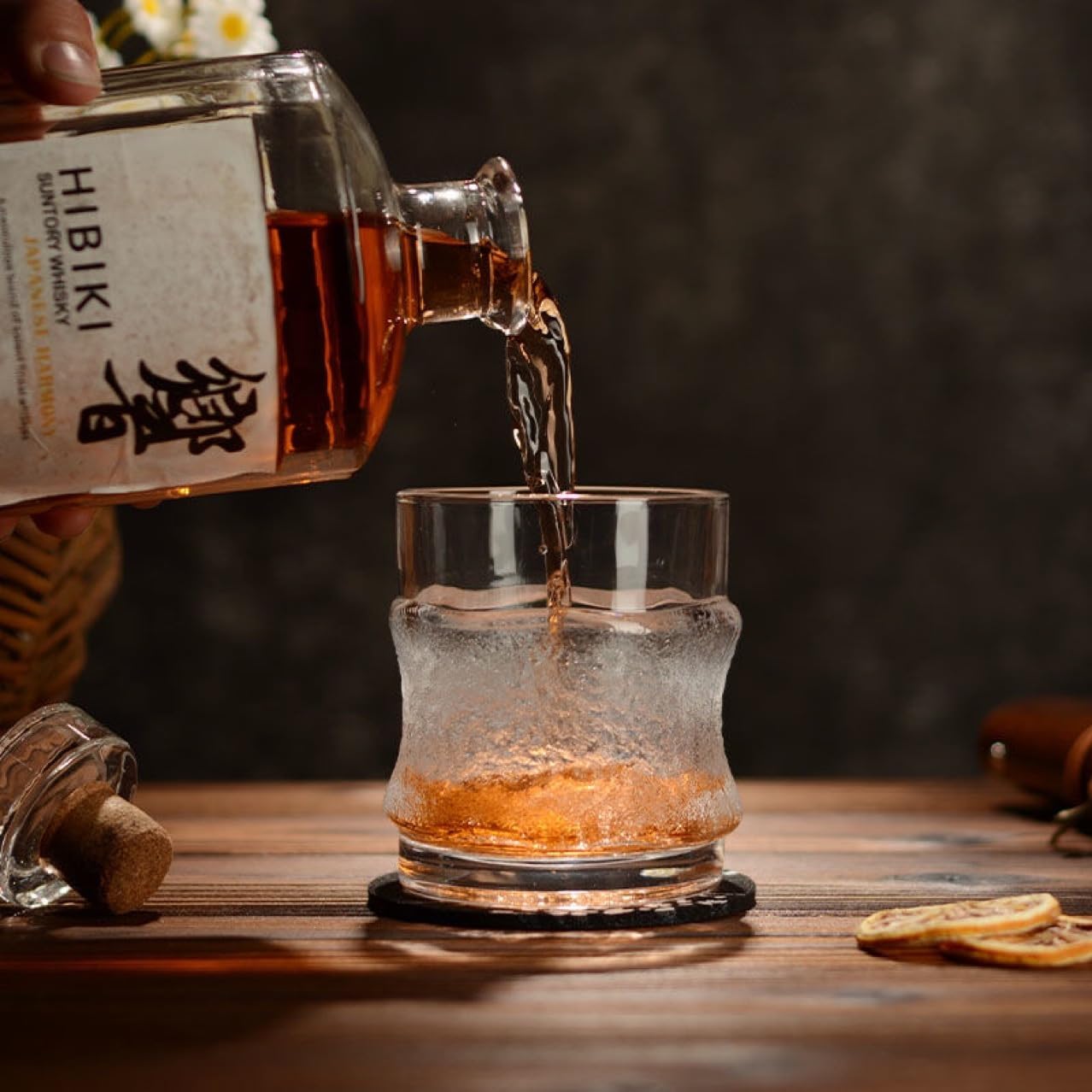 Eleganckie szklanki 290 ml, wielofunkcyjne, eleganckie kubki do picia w stylu japońskim, szklanki do whisky z kreatywnym, wyjątkowym szkłem, 2 szt. Szklanki do napojów