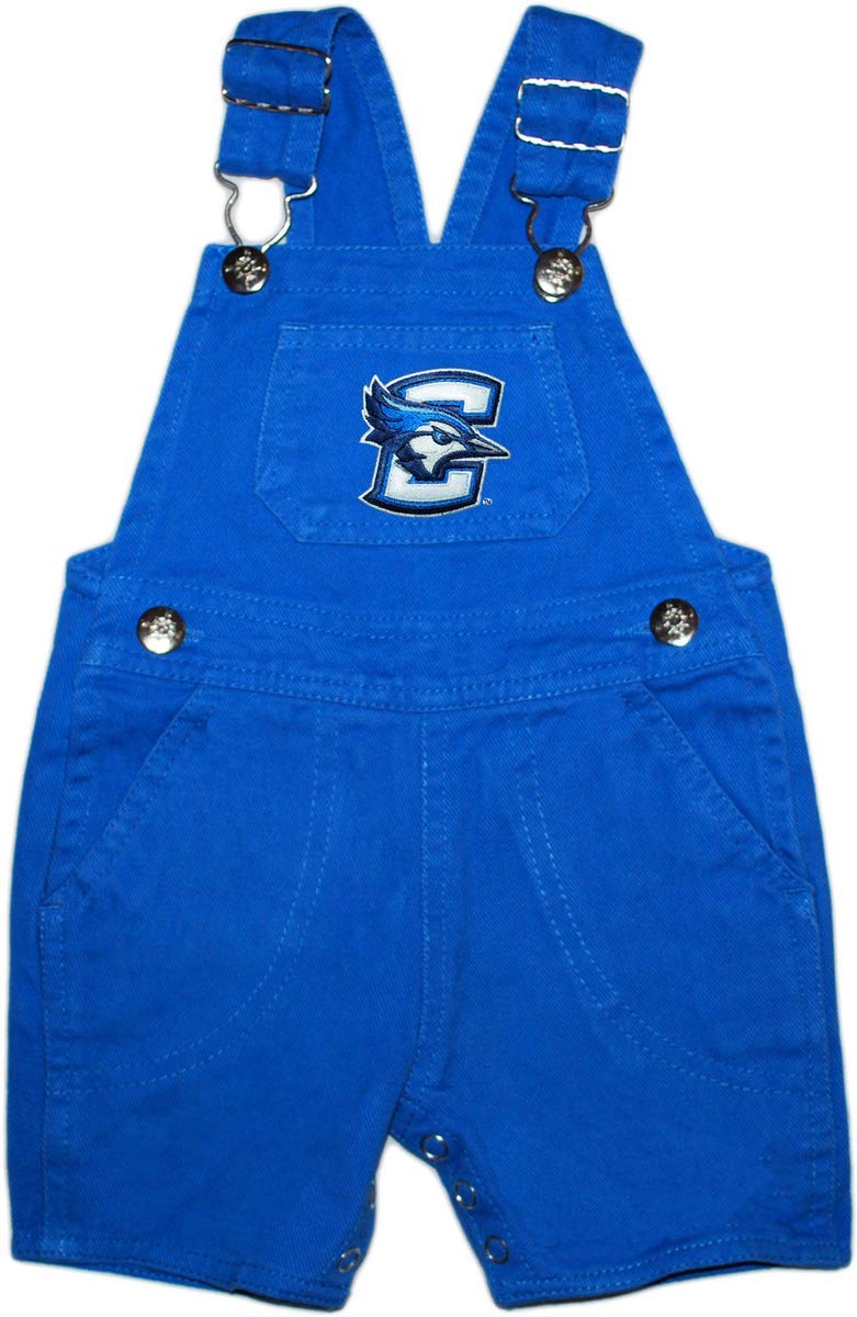 Creative Knitwear Creighton University Bluejay Inside C Baby and Toddler Short Leg Overalls