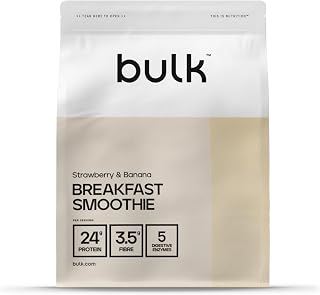 Bulk Smoothie petit déjeuner, Fraise Banane, 500 g, 8 Portions
