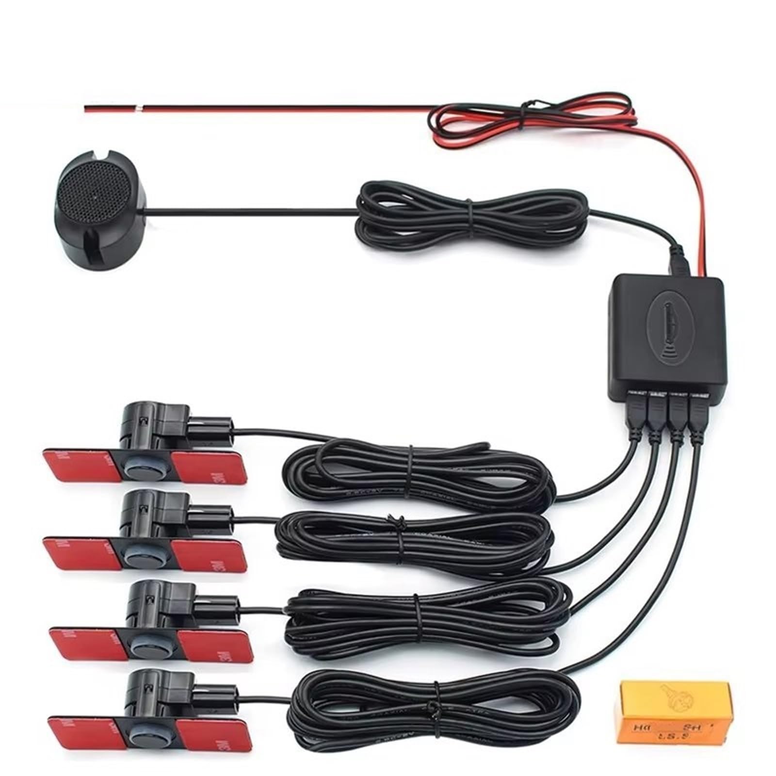 Parking Alerta Asistente Sensor Aparcamiento Coche Posicionamiento Sensores Planos 13 Mm Radar Marcha Atrás Sonido Zumbador Sonido Alarma