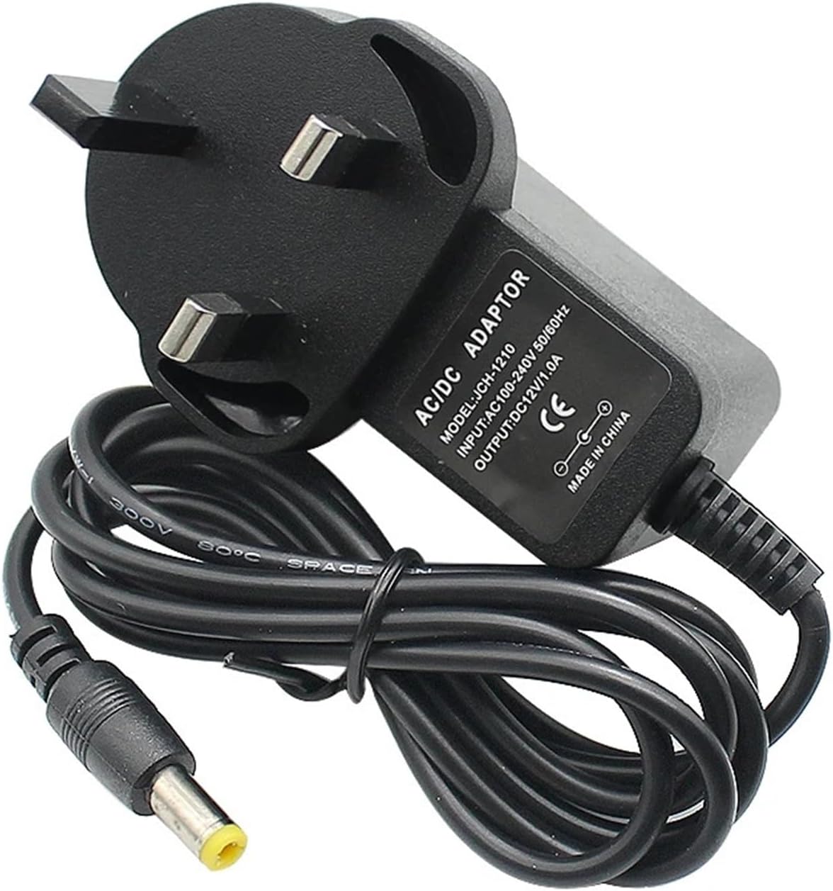 12V 1A Power Supply AC 100-240V Power Adapter 5.5mm X 2.1mm(UK)