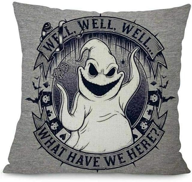 Snow Island Nightmare Before Christmas Decorative Cushion Cover For Ghost Festival Head Design Waist