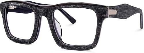 Miniatura 2 de Zeelool Gafas rectangulares gruesas con bloqueo de luz azul para mujeres y hombres, gafas retro Riley FA0761